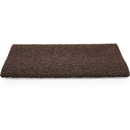 Camco Premium Wrap Around RV Step Rug with Looped PVC Material and Spring, Brown - Find Fresh Goods