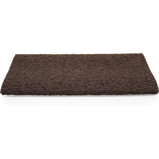 Camco Premium Wrap Around RV Step Rug with Looped PVC Material and Spring, Brown - Find Fresh Goods