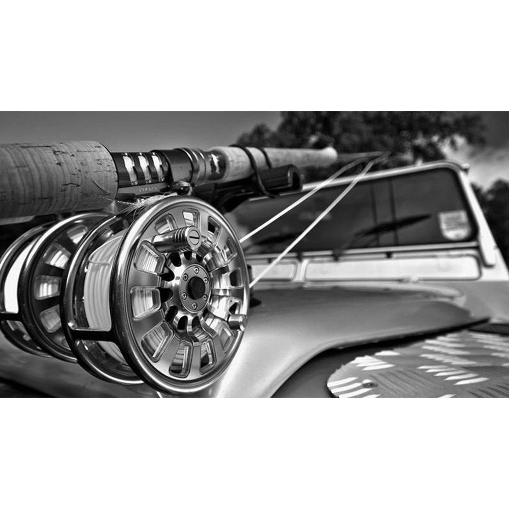 Vac Rac Quad Rack Fly Rod Mount Carrier Vacuum Suction Cup, Holds 4 Rods, Black - Find Fresh Goods