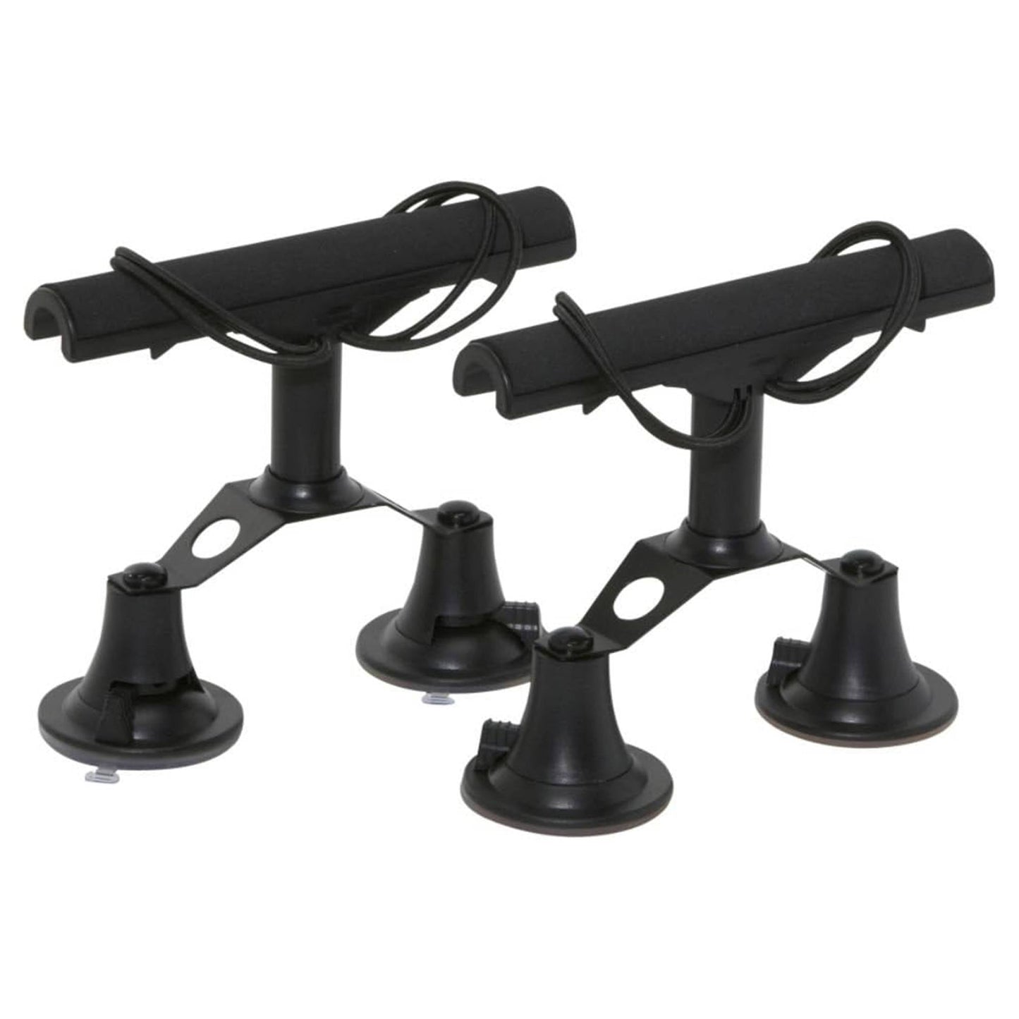 Vac Rac Quad Rack Fly Rod Mount Carrier Vacuum Suction Cup, Holds 4 Rods, Black - Find Fresh Goods