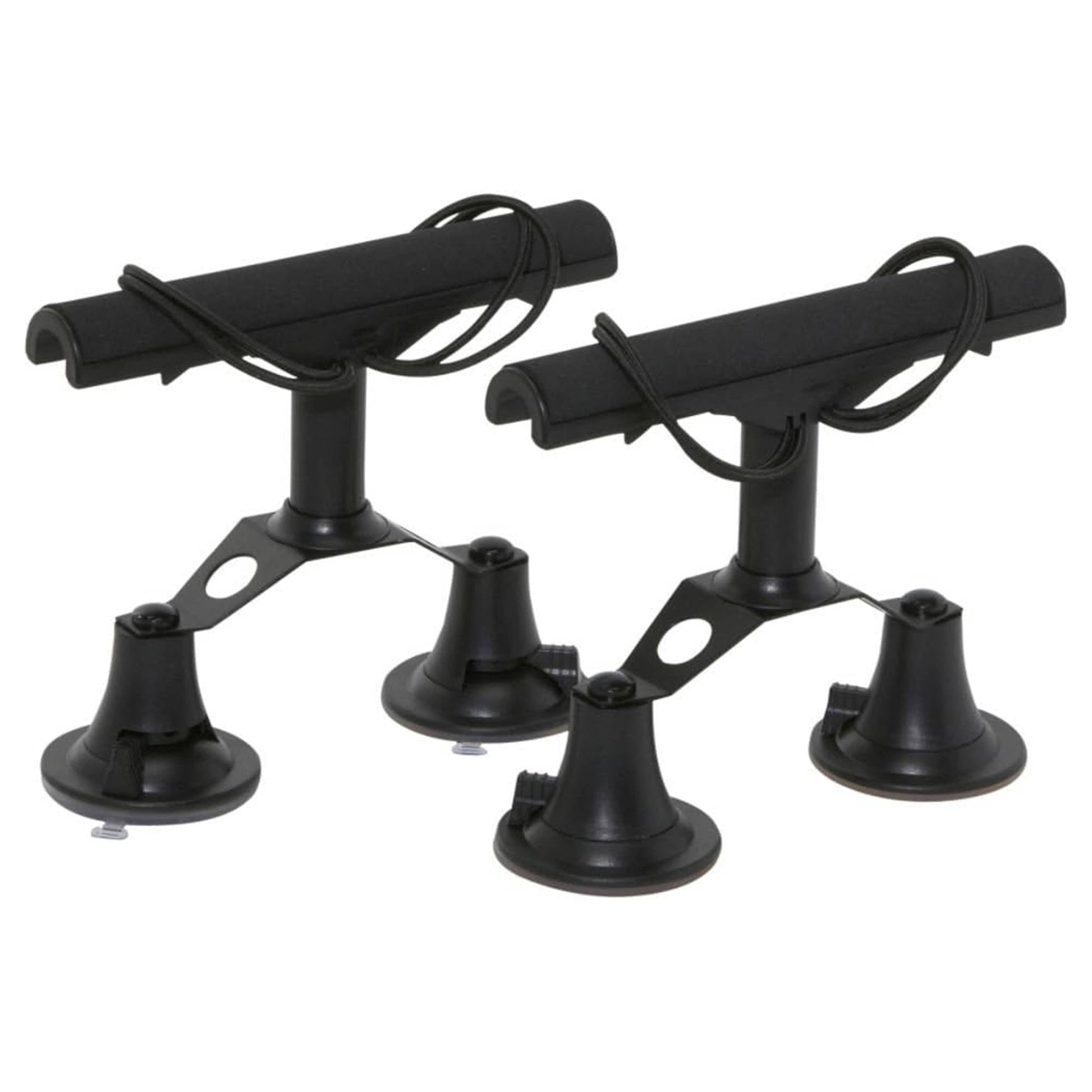 Vac Rac Quad Rack Fly Rod Mount Carrier Vacuum Suction Cup, Holds 4 Rods, Black - Find Fresh Goods