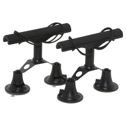Vac Rac Quad Rack Fly Rod Mount Carrier Vacuum Suction Cup, Holds 4 Rods, Black - Find Fresh Goods