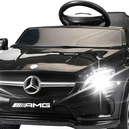 TOBBI 6 Volt Kids Electric Battery Powered Ride On Toy Mercedes Benz Car, Black