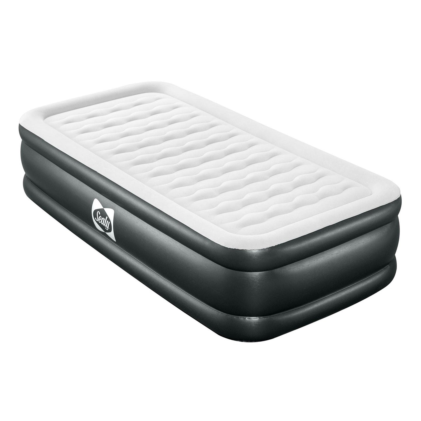 Sealy Tritech Twin 18" Air Mattress Bed 2 Person with Built-In AC Pump, 2 Pack