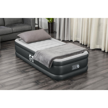 Sealy Tritech Twin 18" Air Mattress Bed 2 Person with Built-In AC Pump, 2 Pack