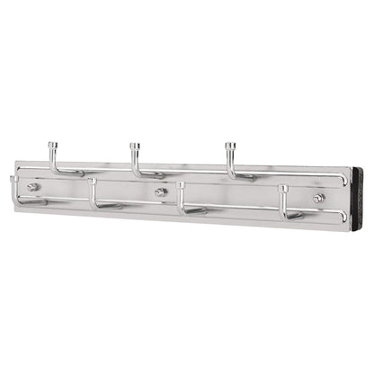 Rev-A-Shelf Pullout 12 Inch Belt Hanger Organizer, Chrome, BRC-12CR (2 Pack)