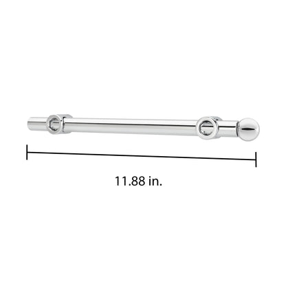 Rev-A-Shelf 12" Extendable Metal Closet Valet Rod, Chrome, CVR-12-CR (4 Pack)
