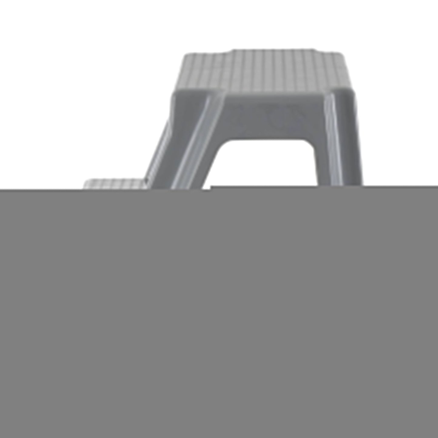 Gracious Living 16" Plastic 2 Step Portable Garage Home & Kitchen Stool (4 Pack)