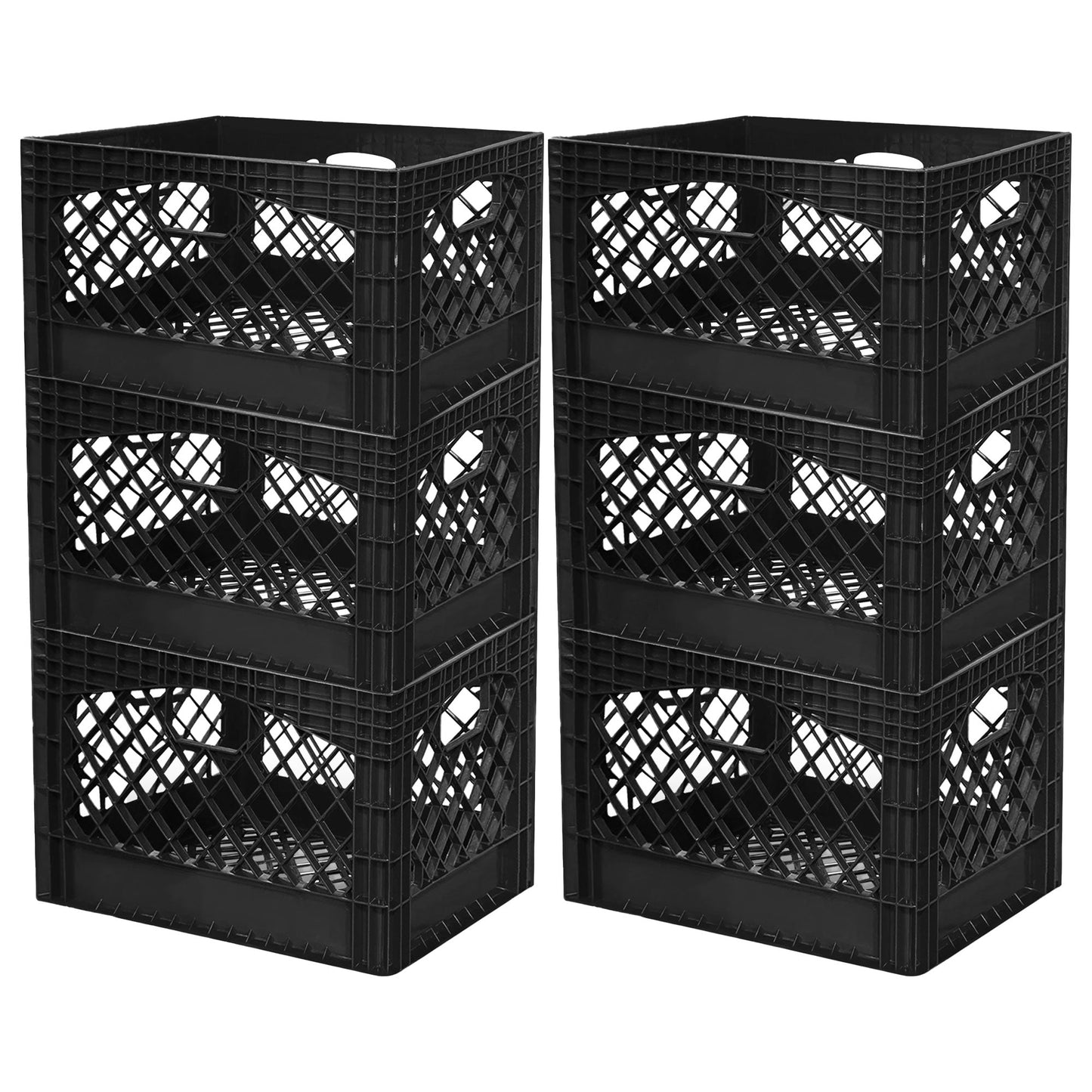 Juggernaut Storage Crate for Office Storage & Classroom Organization, 6-Pack