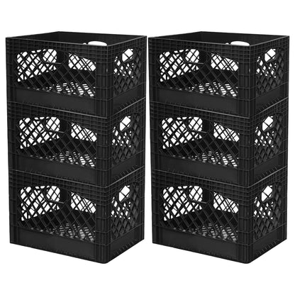 Juggernaut Storage Crate for Office Storage & Classroom Organization, 6-Pack