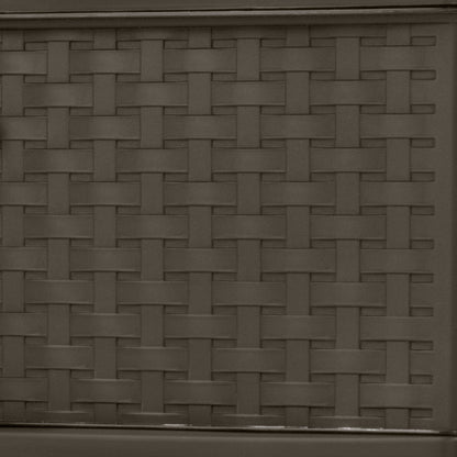 Sterilite 3 Drawer Wide Weave Storage Tower Plastic Organizer Drawers (2 Pack)