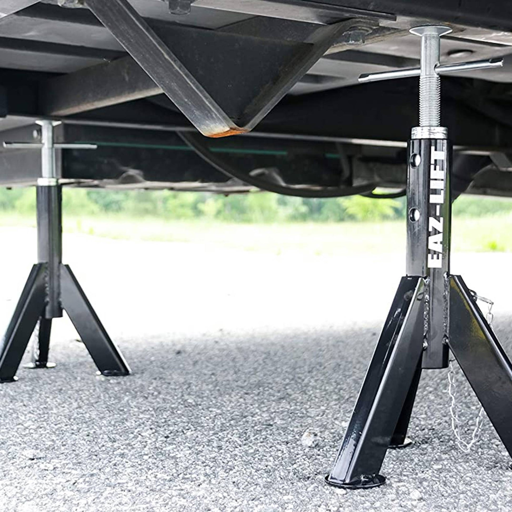 EAZ LIFT Adjustable Telescopic RV Jack, 16" to 30", 6,000 lb Capacity (2 Pack) - Find Fresh Goods