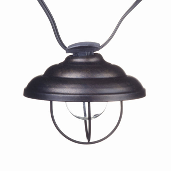 Globe Electric Porto String 10 Light Set with Incandescent Design and Metal Cage
