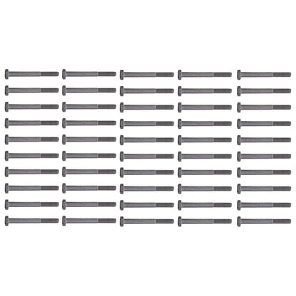 Hillman Galvanized 0.5 x 3 Inch Hex Bolts, Wood to Wood/Metal to Metal (50 Pack)