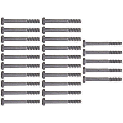 Hillman Galvanized 0.5 x 6 Inch Hex Bolts, Wood to Wood/Metal to Metal (25 Pack)