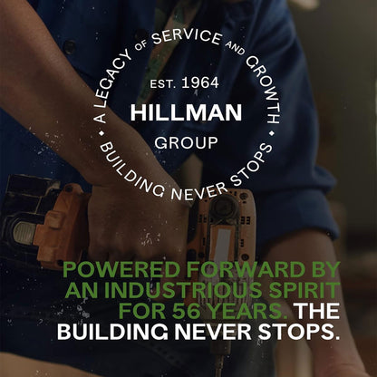 Hillman 100 Piece Galvanized 1/4 x 1/4 In Hex Bolts Wood to Wood Metal to Metal