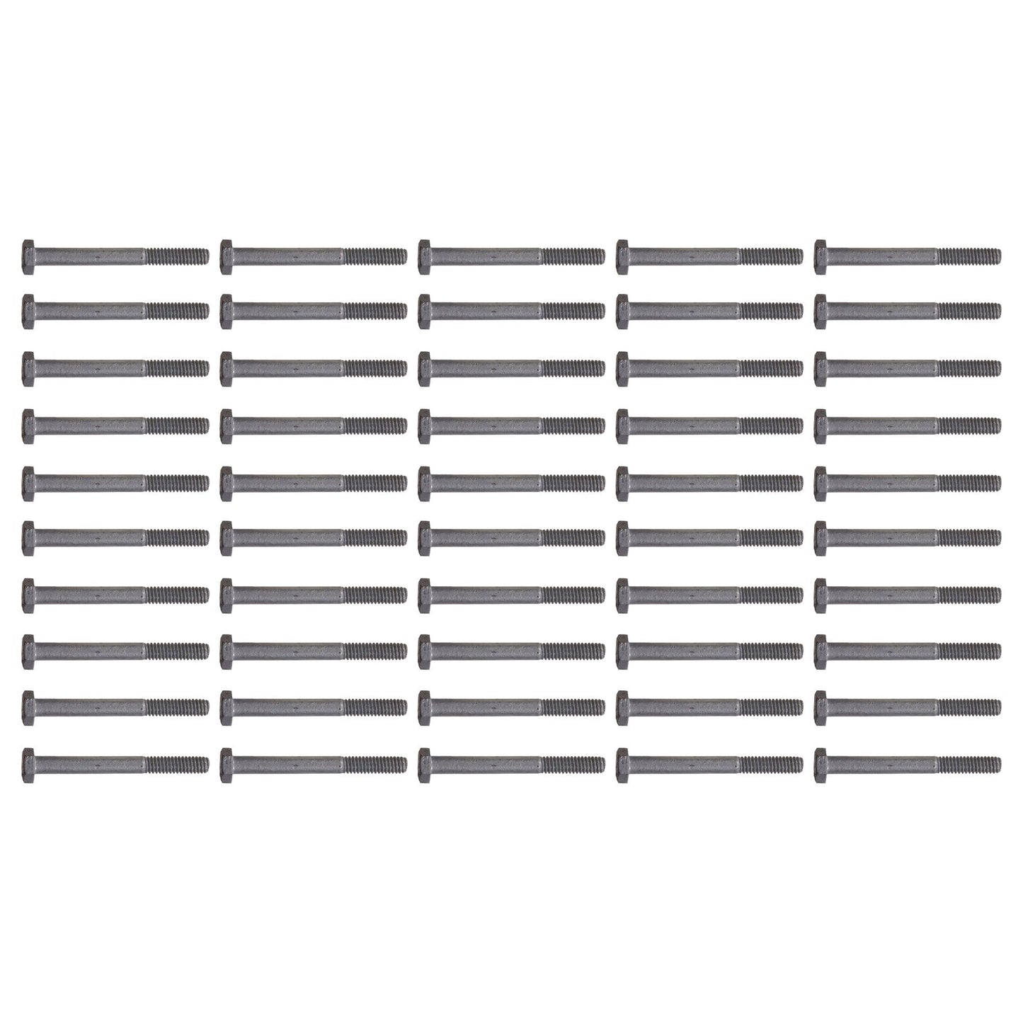 Hillman Galvanized 3/8 x 5 Inch Hex Bolts, Wood to Wood/Metal to Metal (50 Pack)