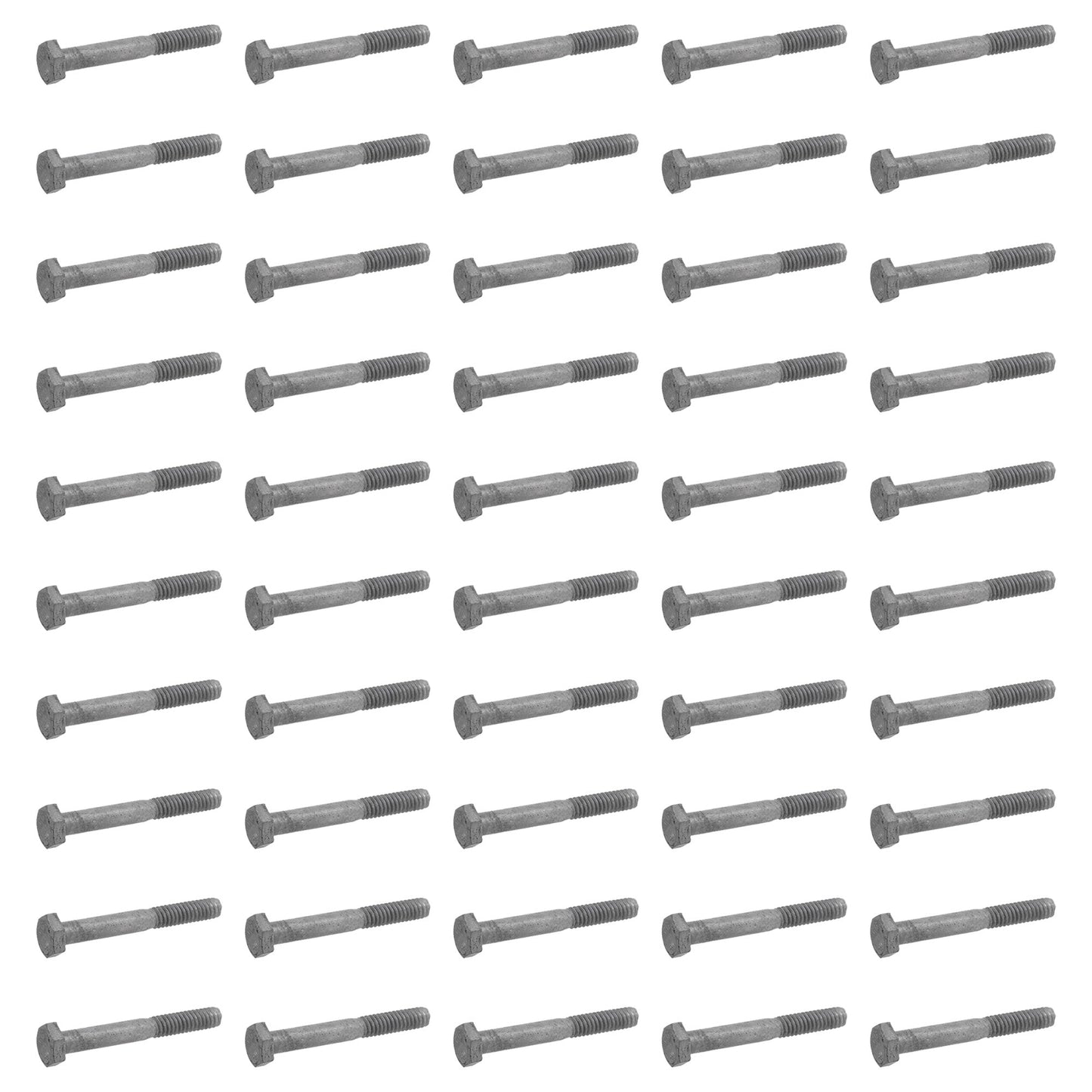 Hillman Galvanized 3/8 x 6 Inch Hex Bolts, Wood to Wood/Metal to Metal (50 Pack)