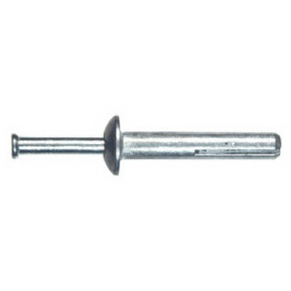 Hillman 1/4" x 1.5" L Steel Mushroom Head Hammer Drive Masonry Anchor (100 Pack)