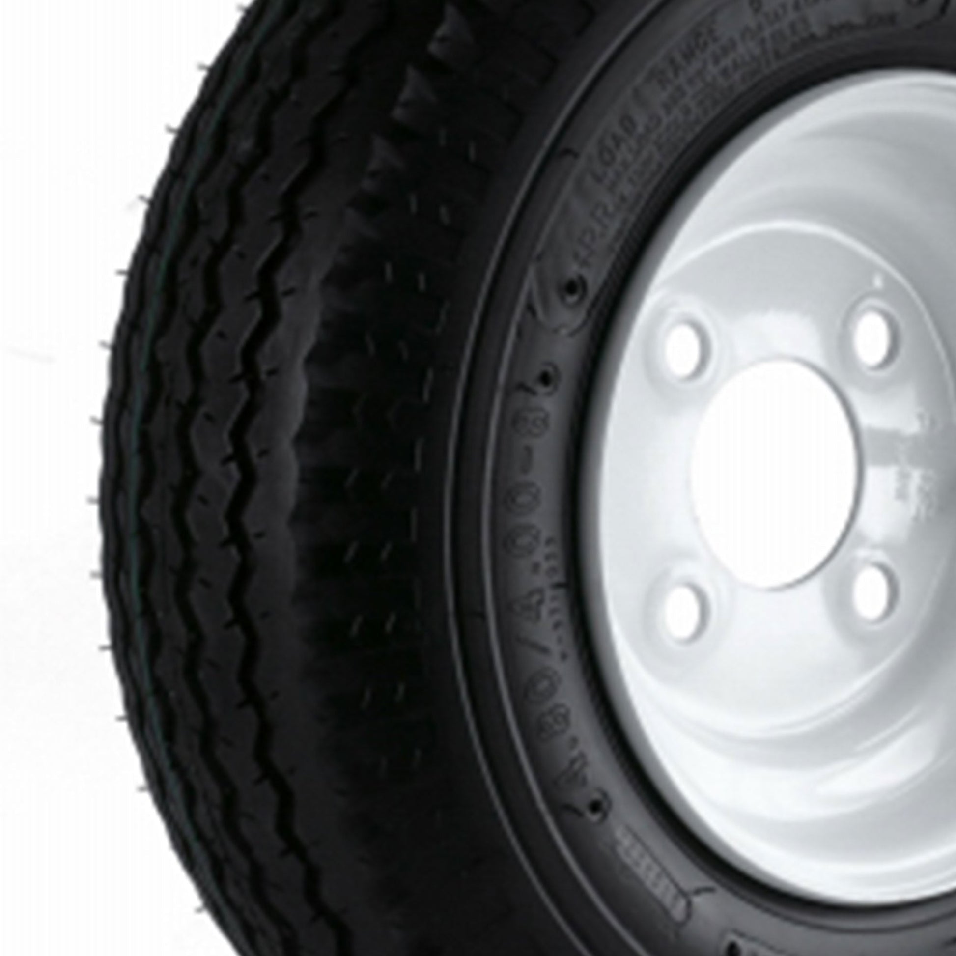 Kenda Loadstar 480/400-8 LRB Utility Trailer Tire and 4-Hole Custom Spoke Wheel - Find Fresh Goods
