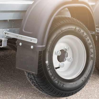 Kenda Loadstar 205/65-10 LRC Utility Trailer Tire and 4-Hole Custom Spoke Wheel - Find Fresh Goods