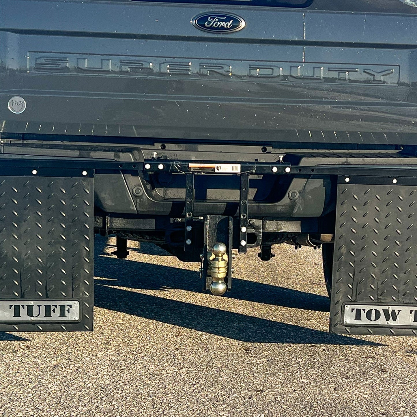 Tow Tuff Universal Mounts Adjustable Mud Flaps, Works with 2.5” Receiver Hitches - Find Fresh Goods