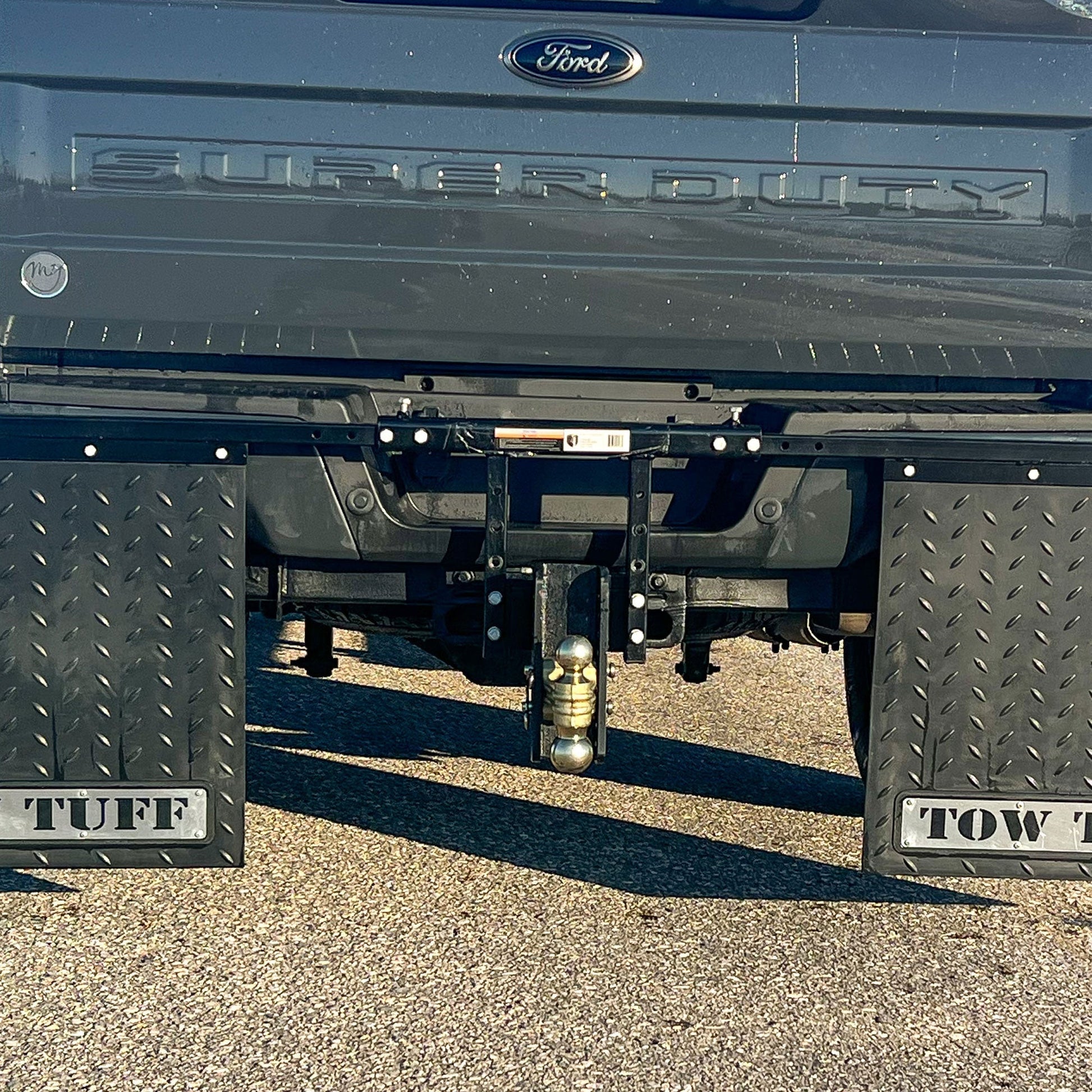 Tow Tuff Universal Mounts Adjustable Mud Flaps, Works with 2.5” Receiver Hitches - Find Fresh Goods