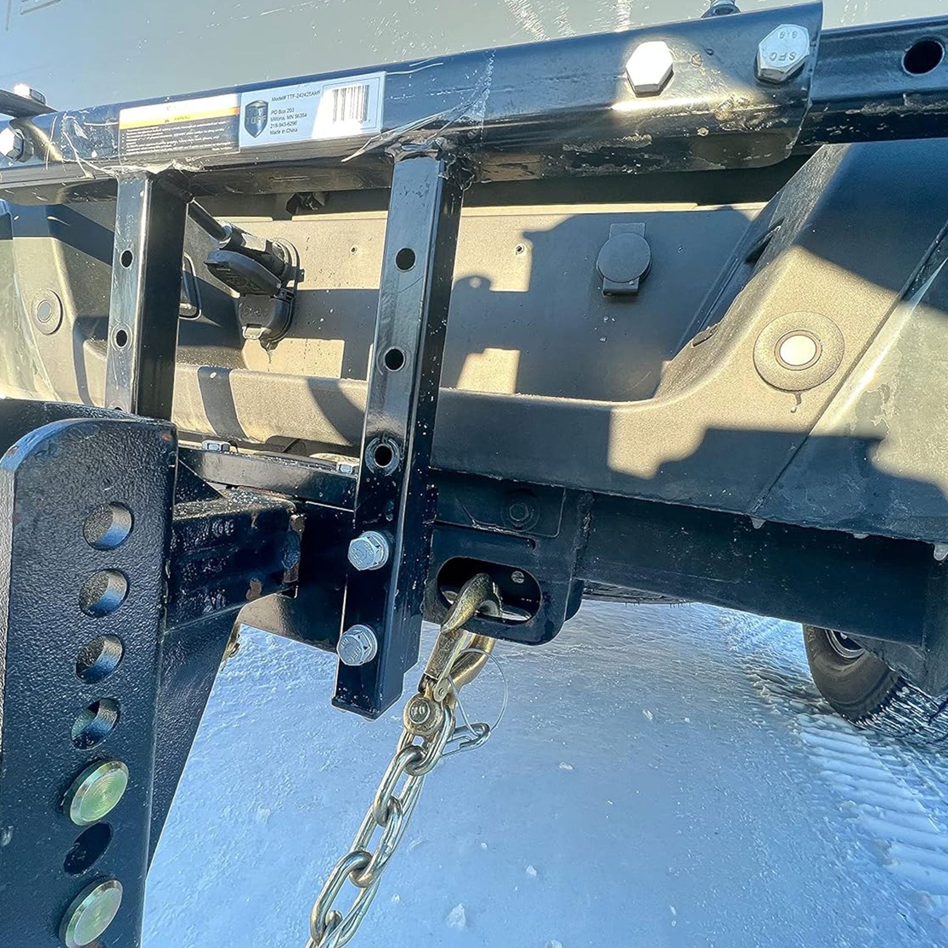 Tow Tuff Universal Mounts Adjustable Mud Flaps, Works with 2.5” Receiver Hitches - Find Fresh Goods