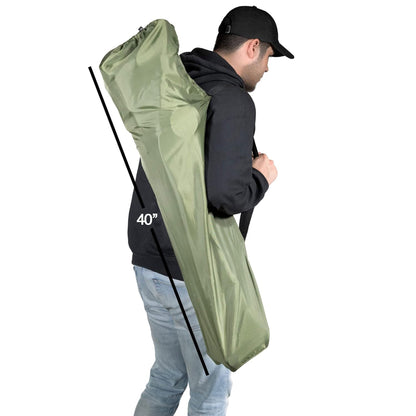 Four Seasons Courtyard Quad Sports Oversized Folding Arm Chairs, 4 Pack, Green