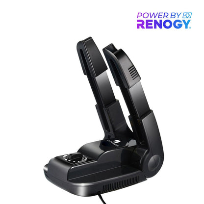 Dr. Prepare Boot & Shoe Dryer, Active On the Go Drying with Built In Fan, Black