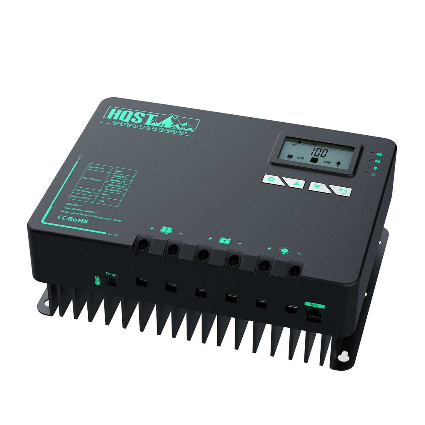 HQST Solar Charge Controller with Low Temp Protection, and Parallel Charging