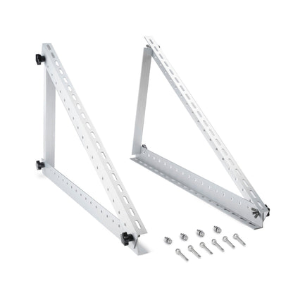 HQST Adjustable Solar Panel Tilt Mounting Brackets, 28” for 150W Panels, White