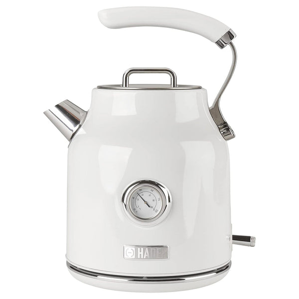 Haden Dorset 1.7 Liter Electric Water Kettle w/ 360-Degree Base, Ivory & Chrome