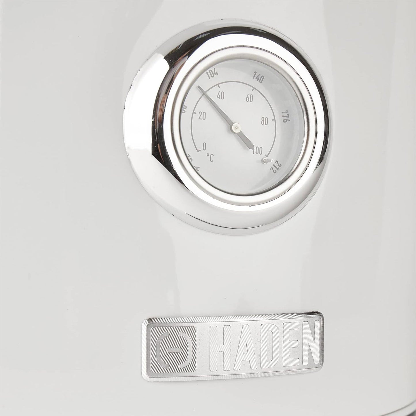 Haden Dorset 1.7 Liter Electric Water Kettle w/ 360-Degree Base, Ivory & Chrome