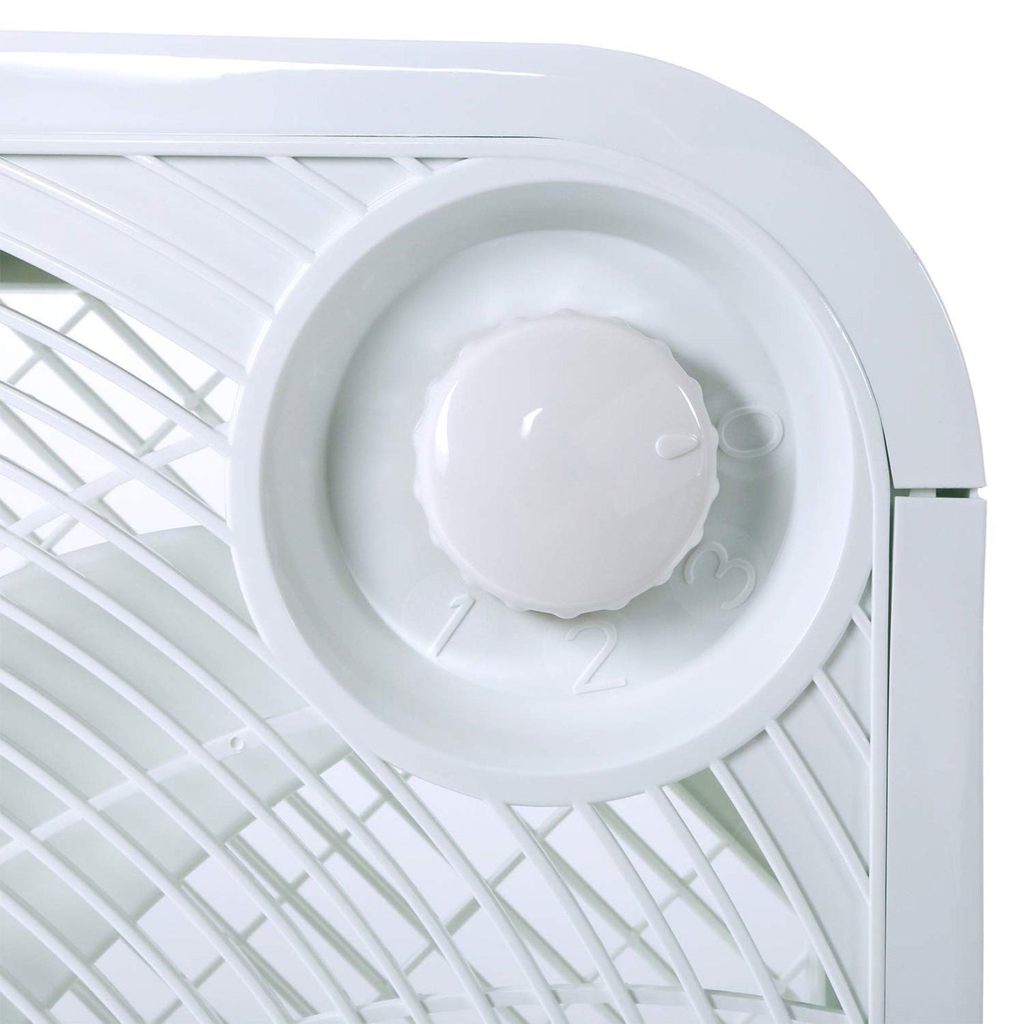 Hurricane 20" Classic Series Floor Box Fan with 3 Speed Settings, 2 Pack, White