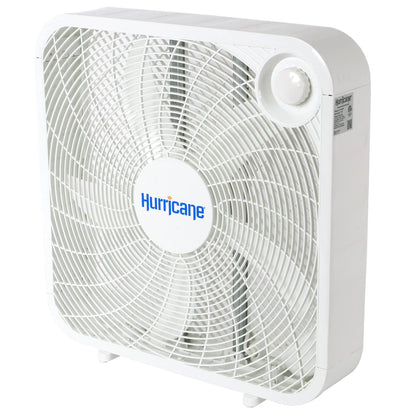 Hurricane 20" Classic Series Floor Box Fan with 3 Speed Settings, 5 Pack, White