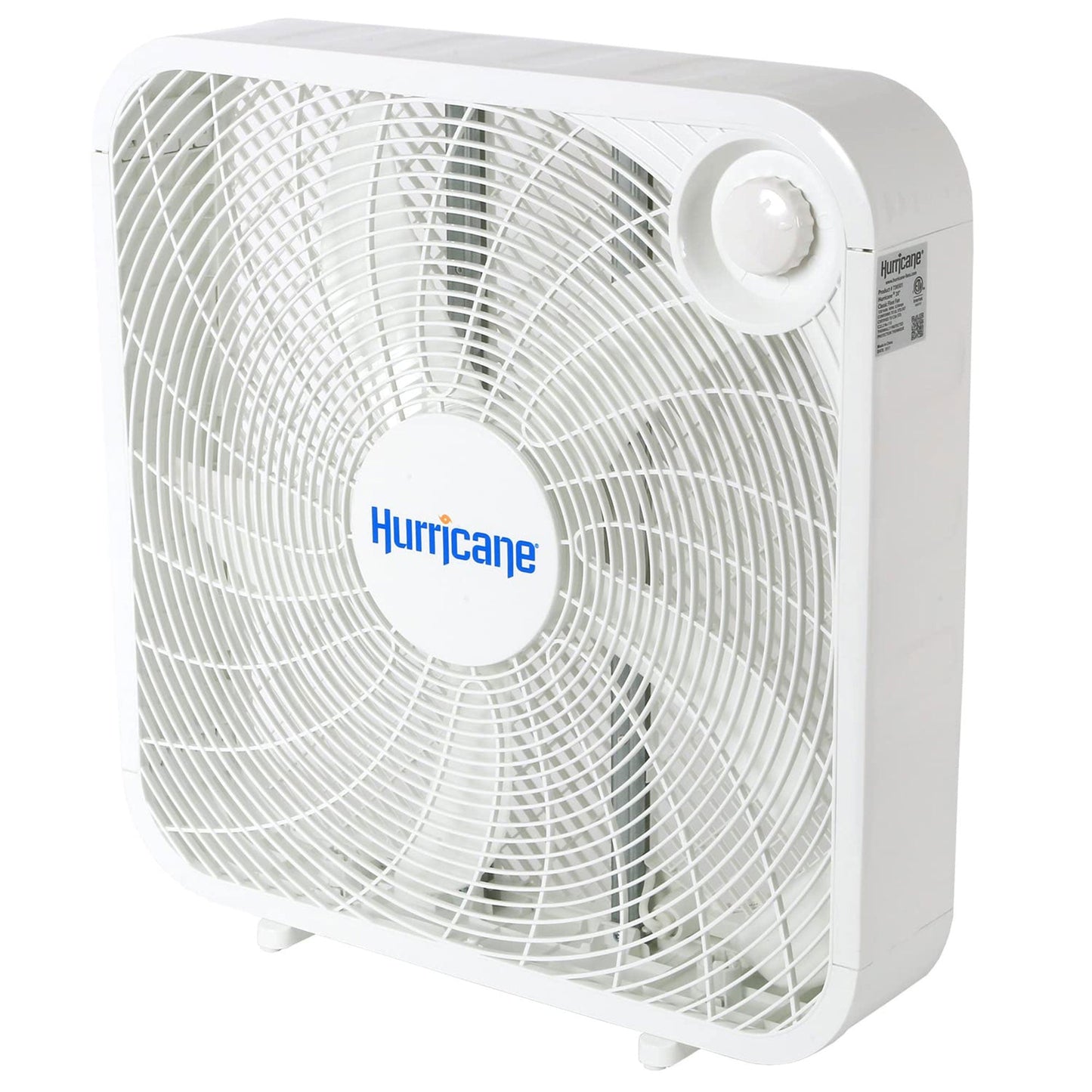 Hurricane 20" Classic Series Floor Box Fan with 3 Speed Settings, 10 Pack, White