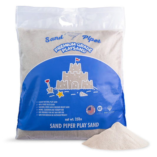 SandPiper 25 Pound Premium Grade Multi-Use Play Sand with Chemical Free Formula