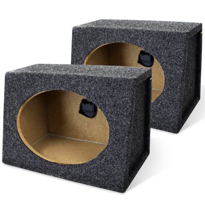 QPower Angled Style 6 x 9 Inch Car Audio Speaker Box Enclosures, 2 Speaker Boxes - Find Fresh Goods
