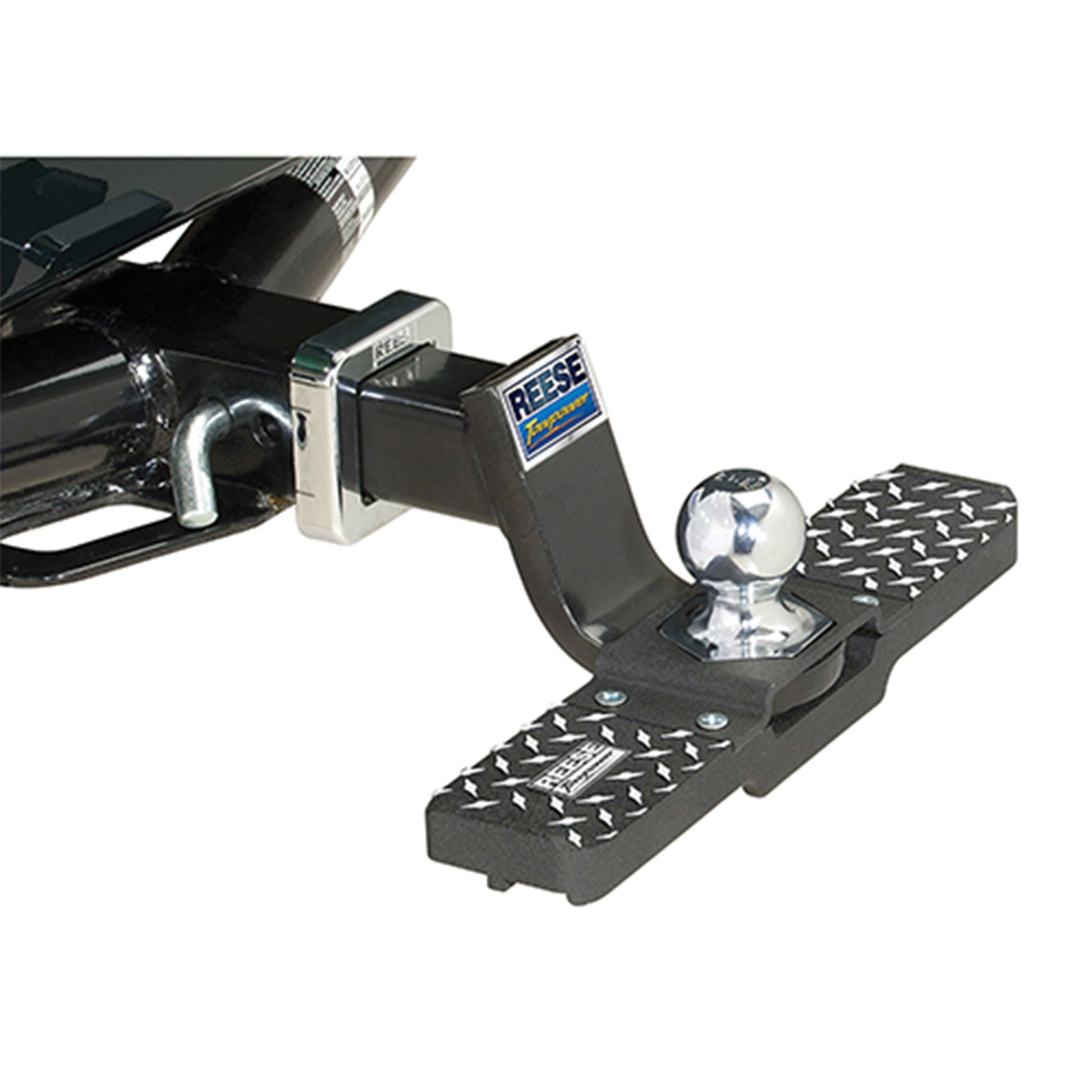 Reese Towpower Trailer Hitch Ball Mount Step with Cast Aluminum Construction - Find Fresh Goods