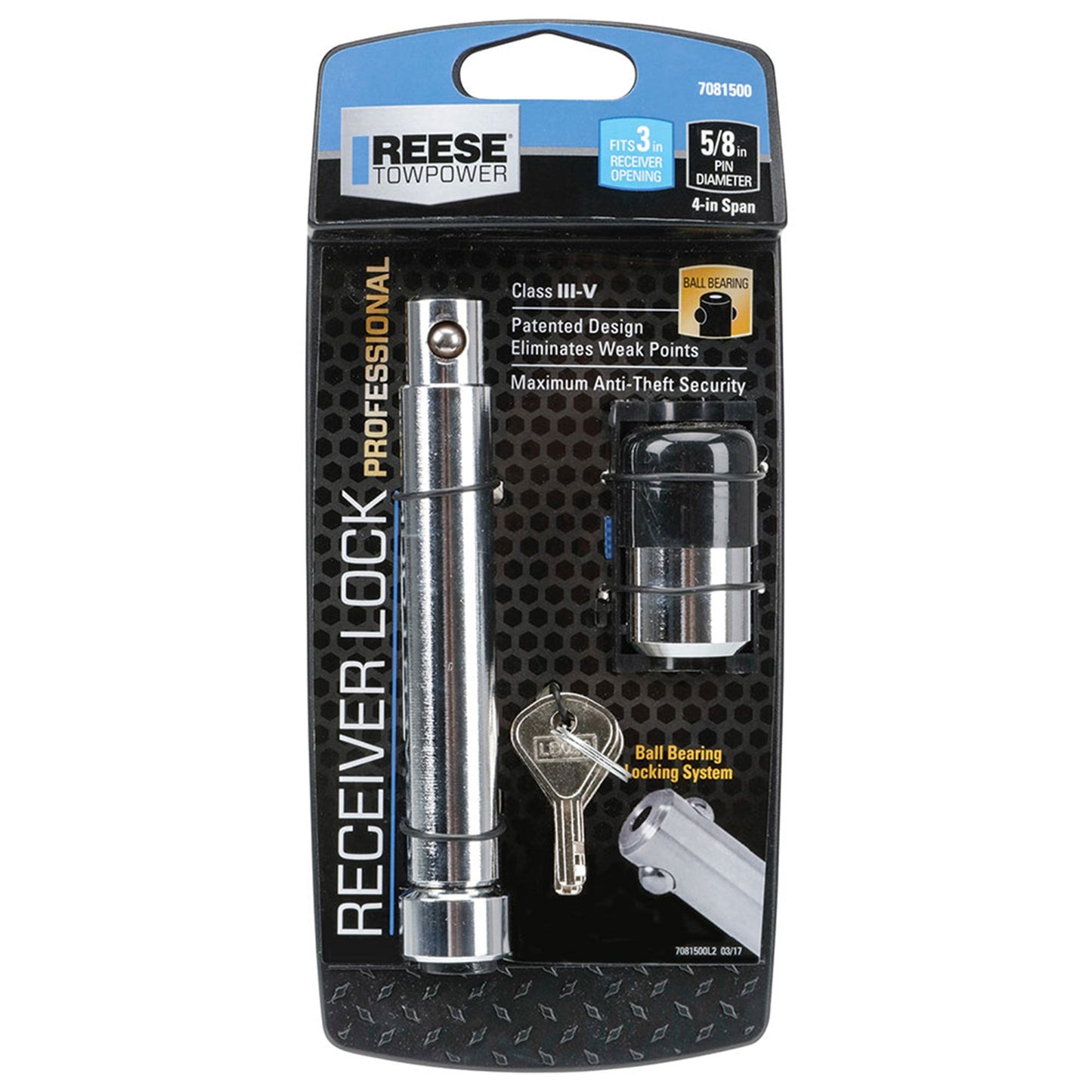 Reese Towpower Trailer Hitch Lock with Ball Bearing Lock System for Automotive - Find Fresh Goods