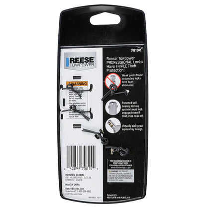 Reese Towpower Trailer Hitch Lock with Ball Bearing Lock System for Automotive - Find Fresh Goods