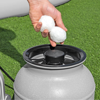 Bestway 1,500 Gallon Sand Filter Pump for Above Ground Outdoor Swimming Pools