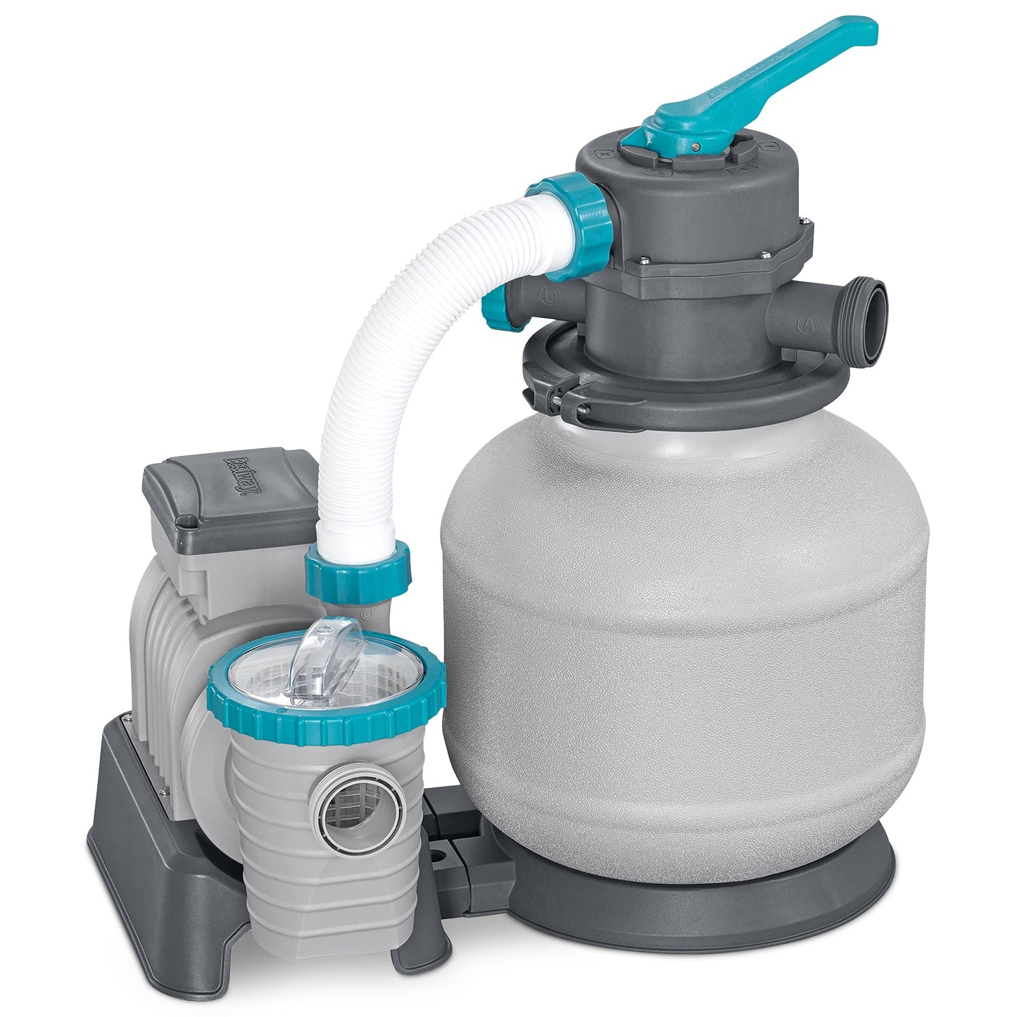 Bestway 2,200 Gallon Sand Filter Pump for Above Ground Outdoor Swimming Pools