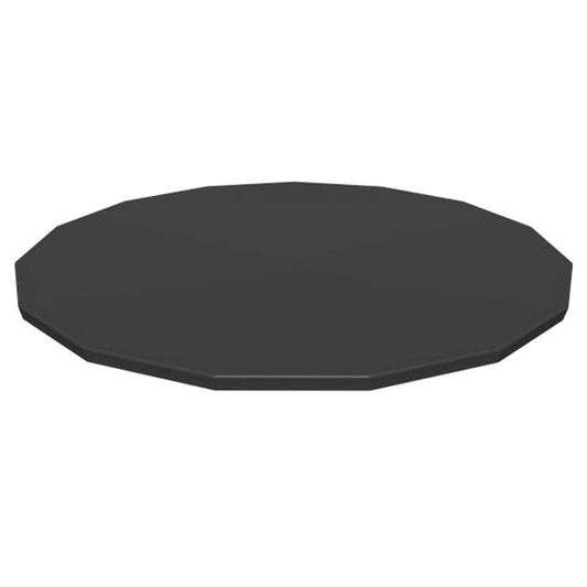 Bestway Round Pool Cover for 15 Foot Above Ground Pools, Black (Cover Only)