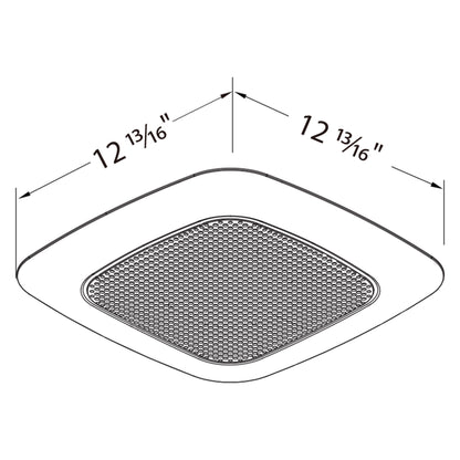 Delta Breez Signature 110 CFM Ceiling Exhaust Fan with Bluetooth Stereo Speaker