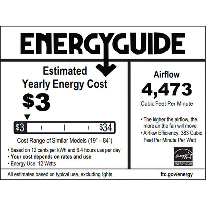 Delta Breez Rio Vista 60" Ceiling Fan with LED, Remote, Indoor/Outdoor, White