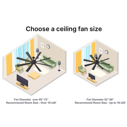 Delta Breez Pleasanton 60" Ceiling Fan with LED, Remote, Indoor/Outdoor, White