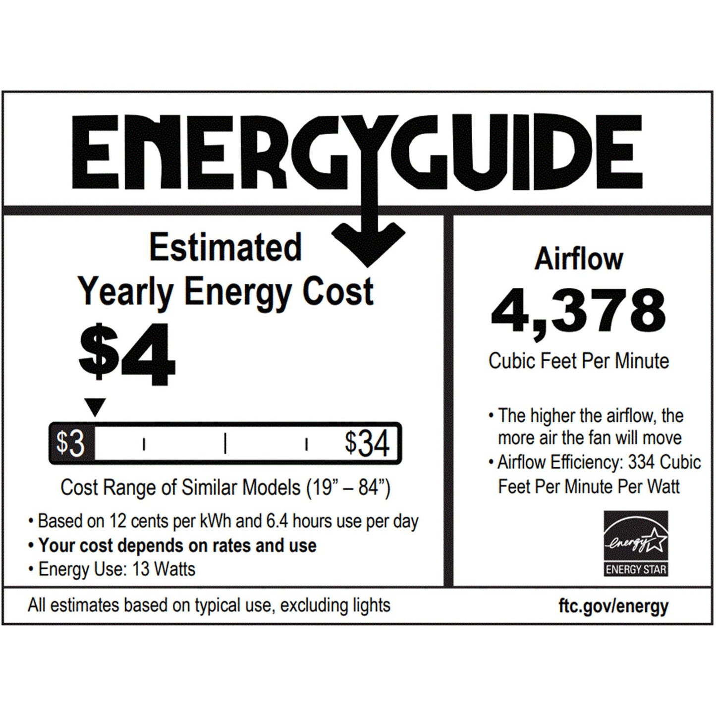 Delta Breez Pleasanton 60" Ceiling Fan with LED, Remote, Indoor/Outdoor, White