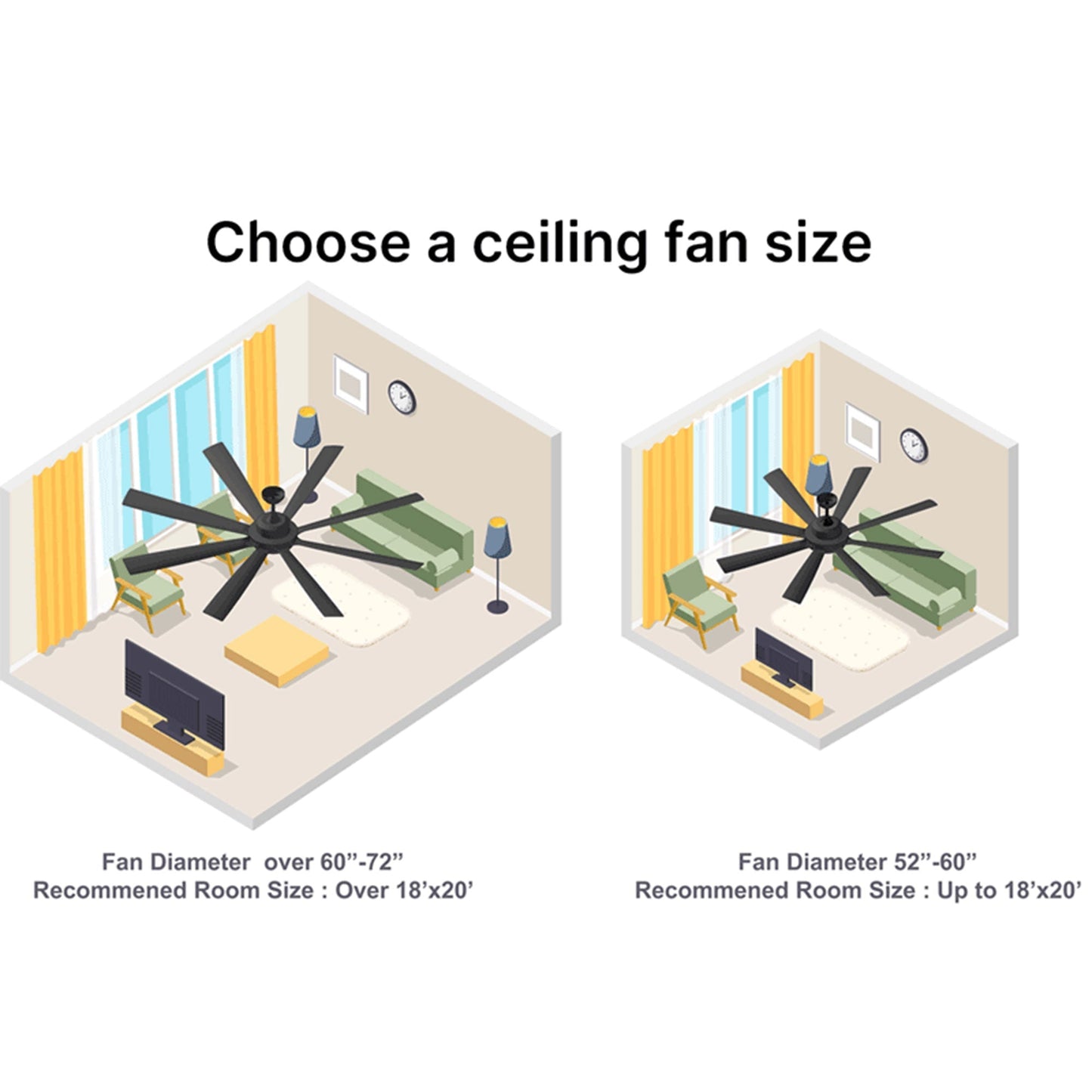 Delta Breez Pleasanton 72" Ceiling Fan with LED, Remote, Indoor/Outdoor, White